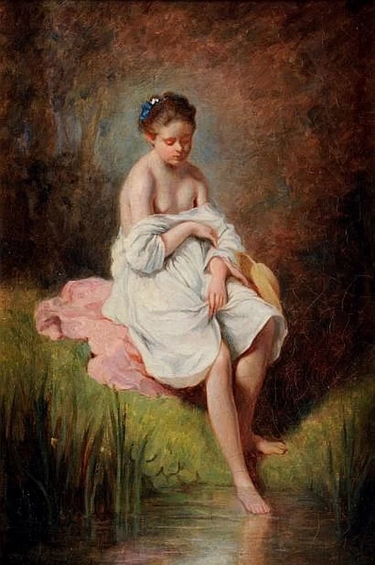 Charles Joshua Chaplin - Giovane donna al bagno